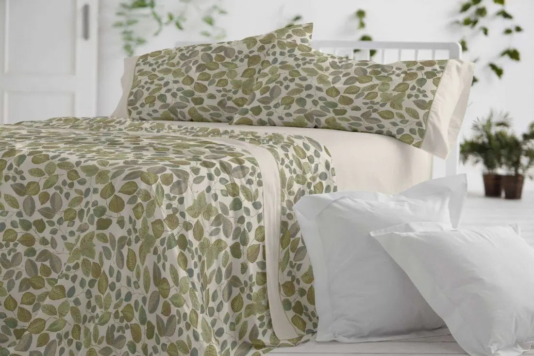 JUEGO DE SABANAS TELA 049 MUSGO BURRITO BLANCO 135 cm