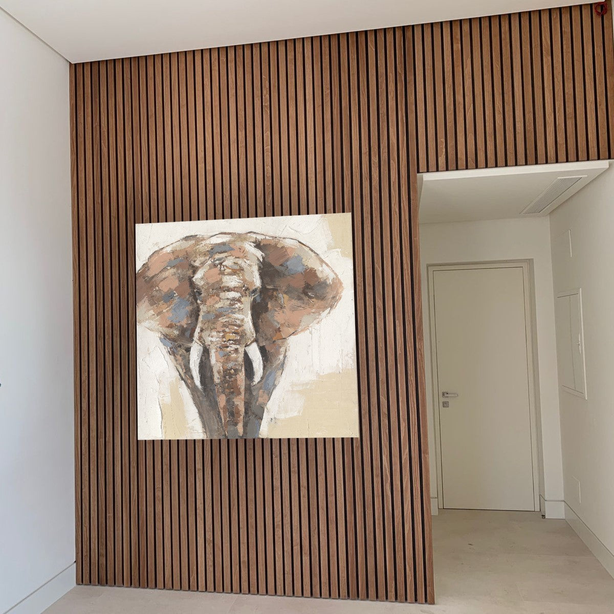 CUADRO ELEFANTE 80×80 CM — PINTURA