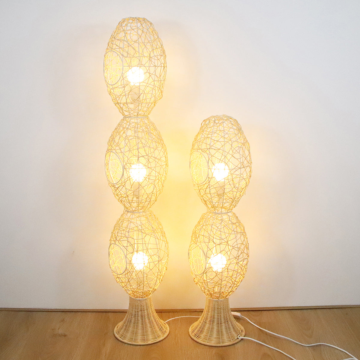 LÁMPARA DE SUELO JACINTO DE AGUA 88 CM