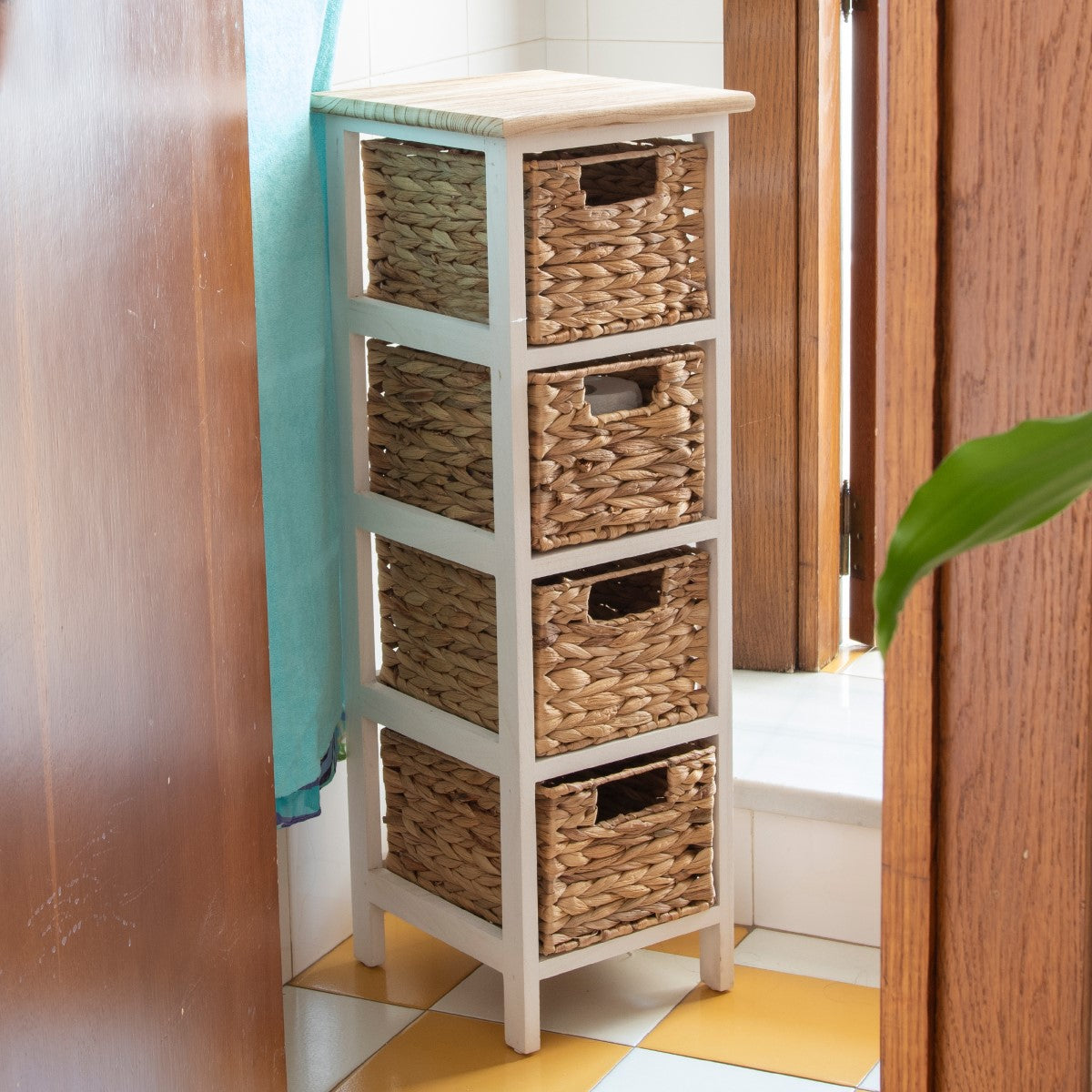 CAJONERO 4 CAJONES — MADERA