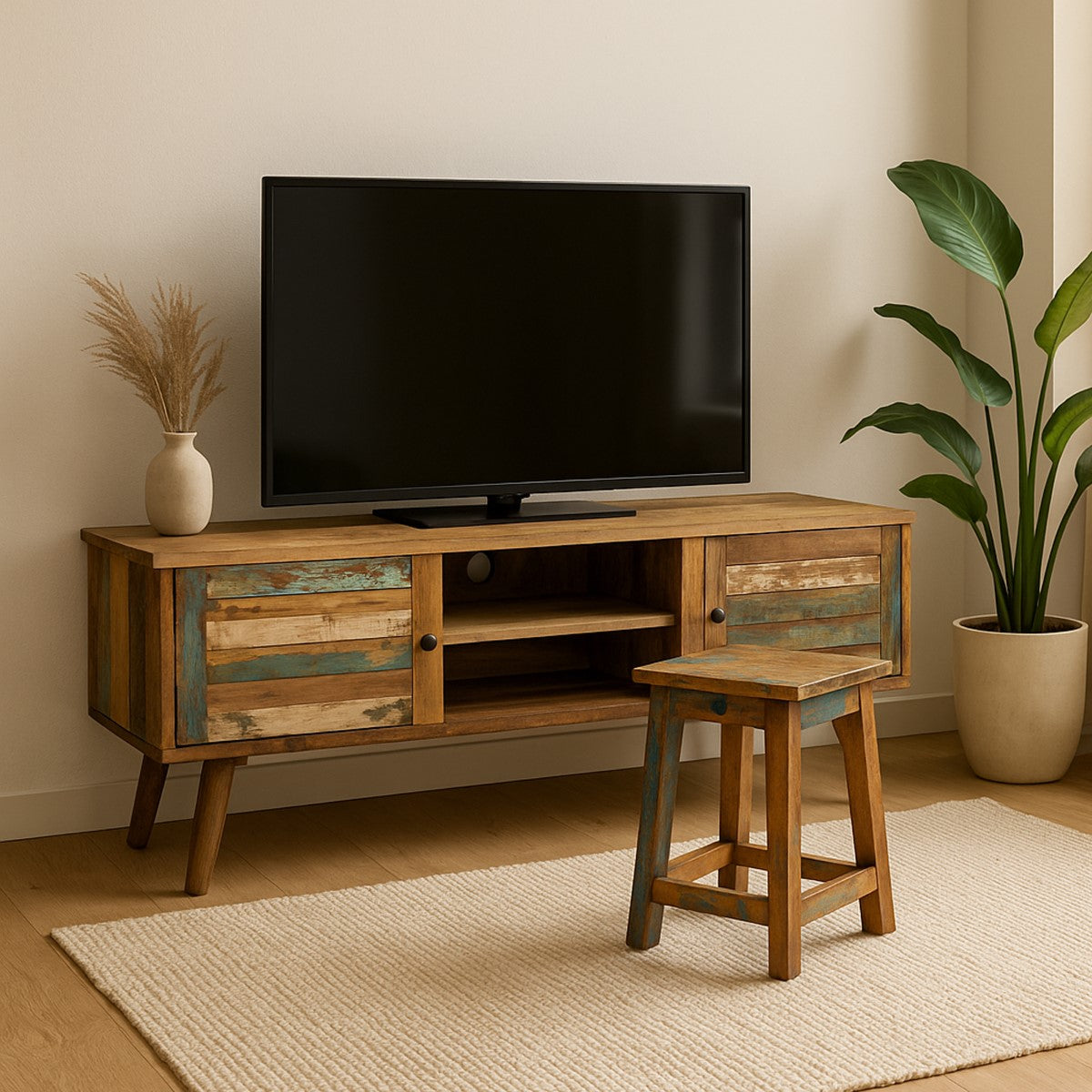 MUEBLE TV 140×60 CM — MADERA