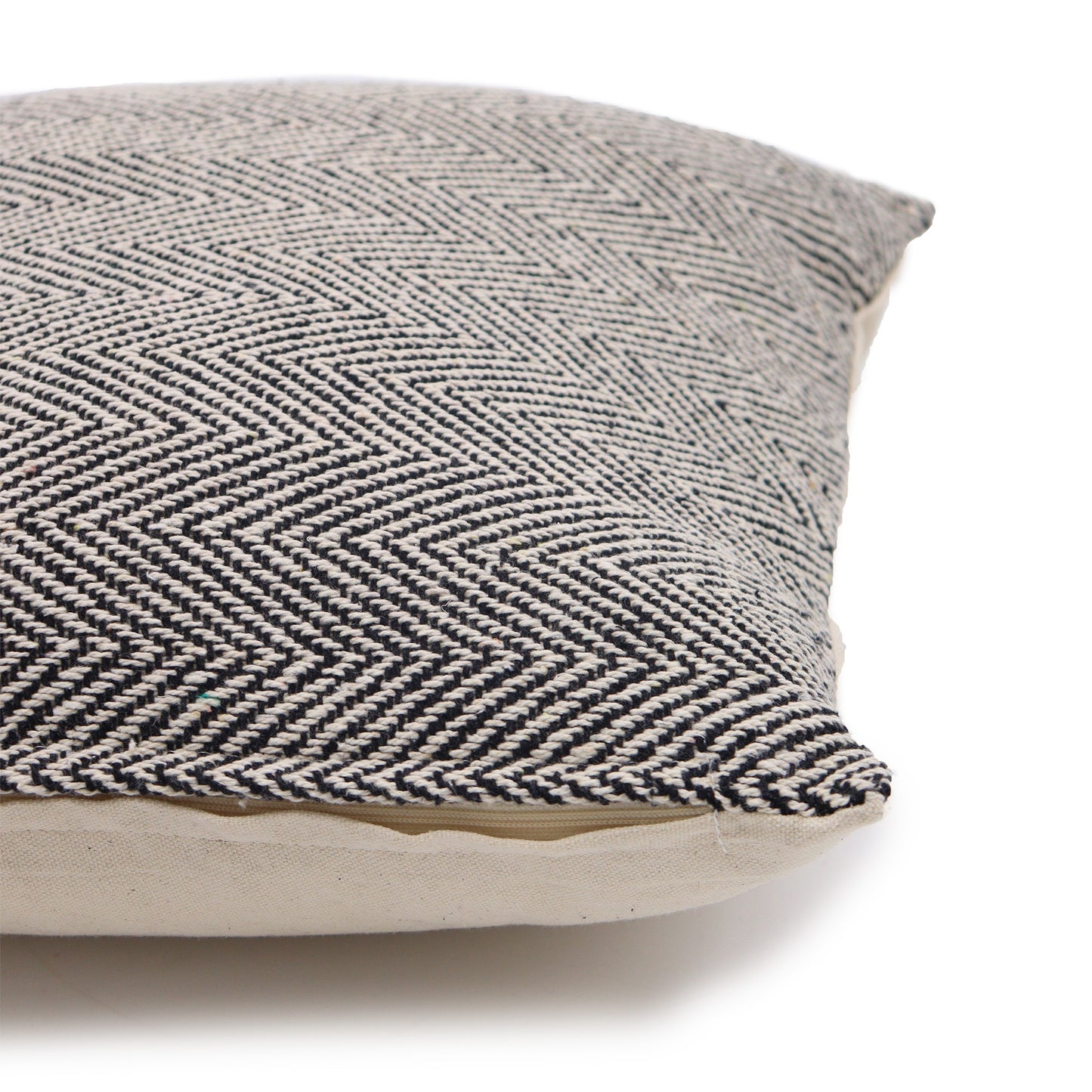 2x Funda de Cojín Clásico - Chevron Gris - 40x40cm