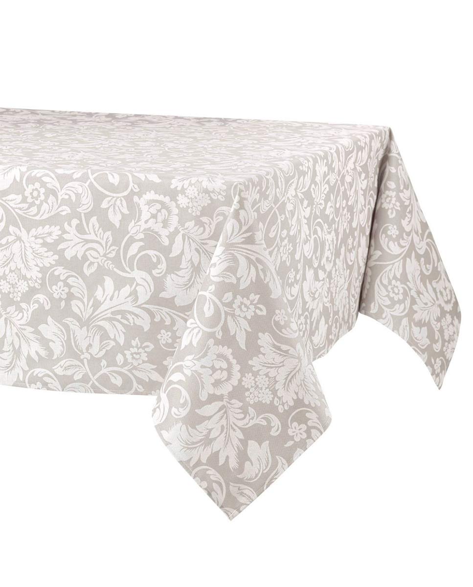 MANTEL RESINADO 867 VERSALLES BLANCO ATENAS 150x200 cm