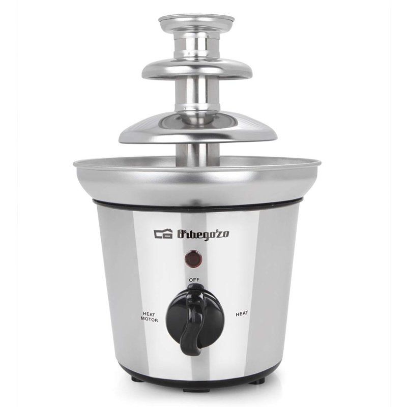 Fuente de Chocolate Orbegozo FCH 4000 | 3 Pisos | Acero Inoxidable | 40W