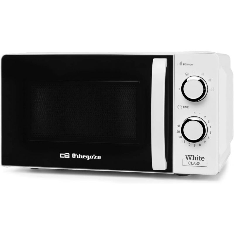 Microondas Orbegozo MI 2115 | 700W | 20L | Blanco | Eficiencia y Estilo para tu Cocina