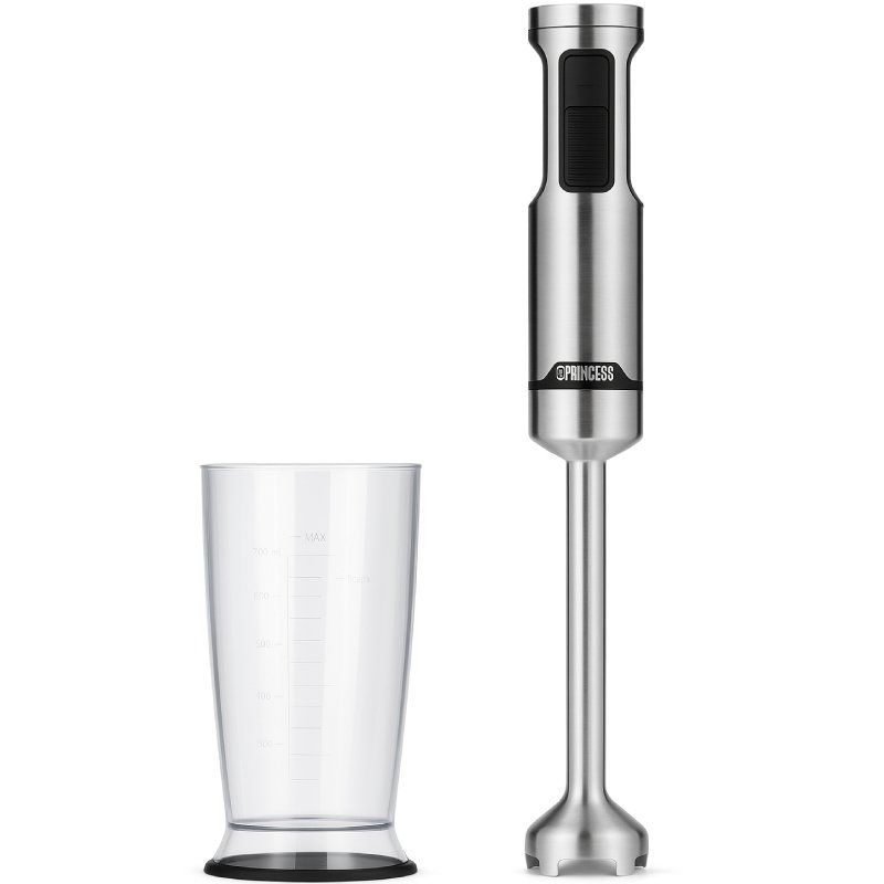 Batidora de Mano Princess 221235 | 1500W | 5 Velocidades | Cuchillas de Acero Inoxidable | Vaso Medidor