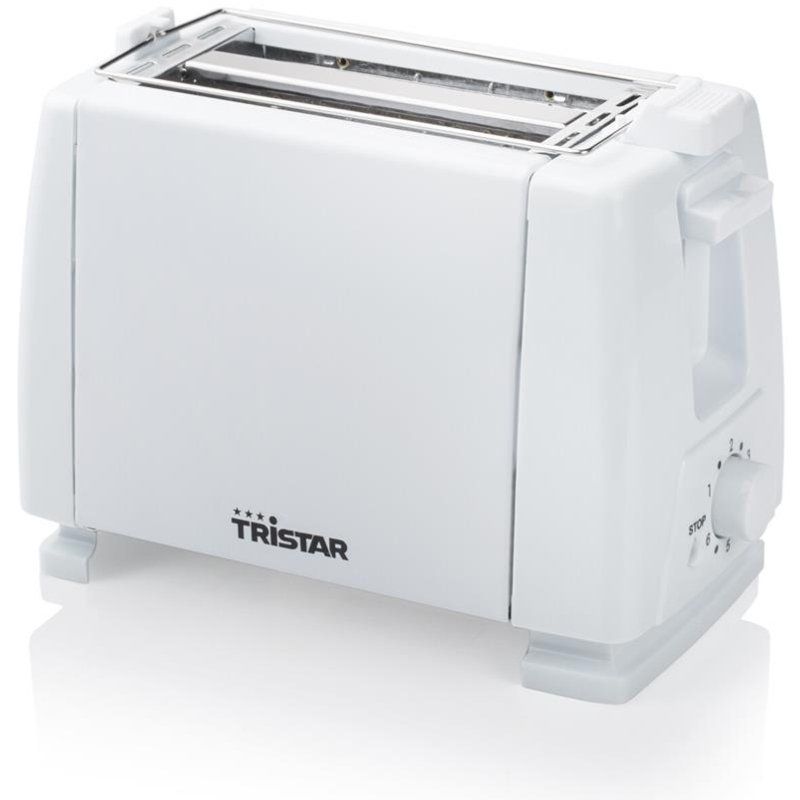 Tostador Tristar BR-1009 | 650W | 2 Ranuras | 6 Niveles de Tostado | Blanco