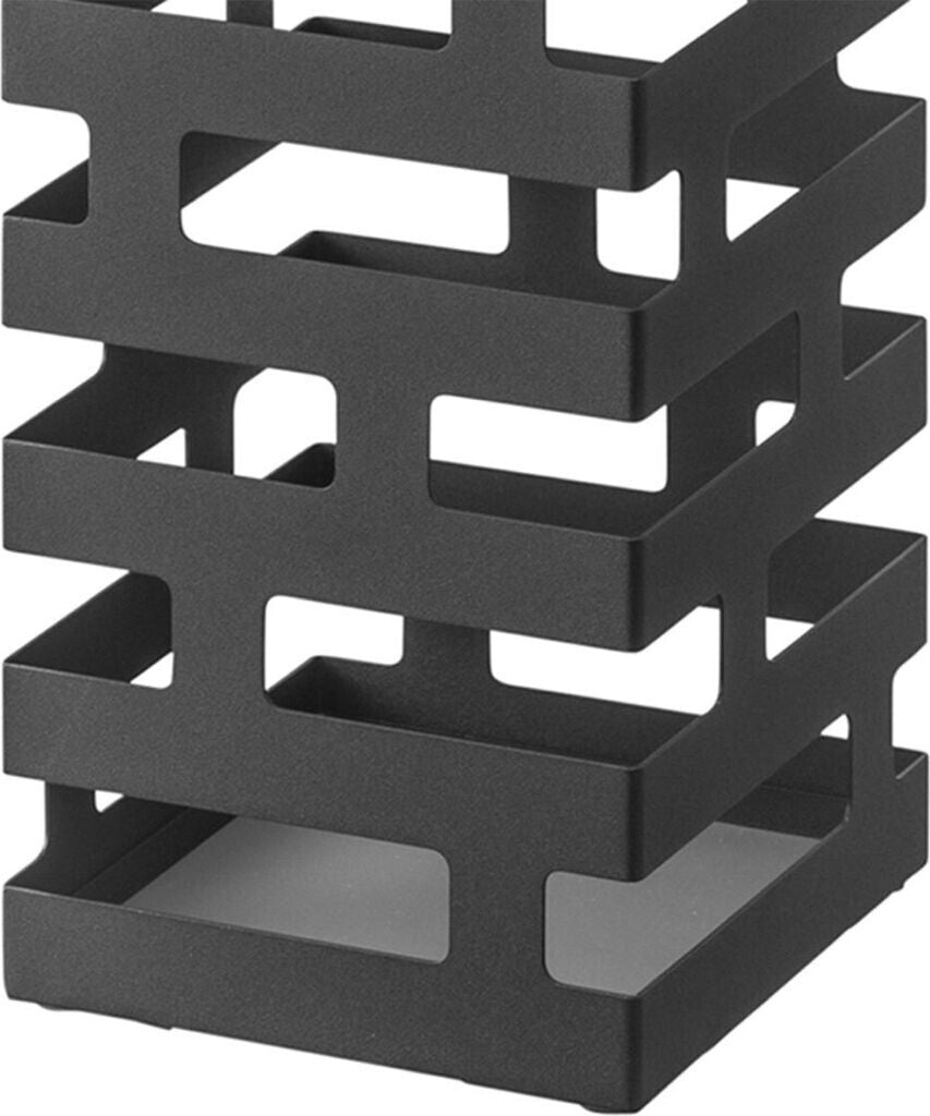 Paraguero Cuadrado 2363 Brick – Negro 43×15×15 cm – Acero
