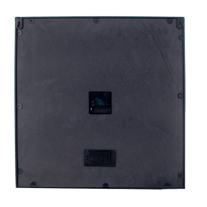 RELOJ DE PARED INDUSTRIAL 45 CM — METAL / CRISTAL