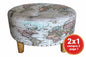 TABURETE “MUNDO” — MDF & PVC 60 CM