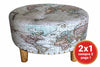 TABURETE “MUNDO” — MDF & PVC 60 CM