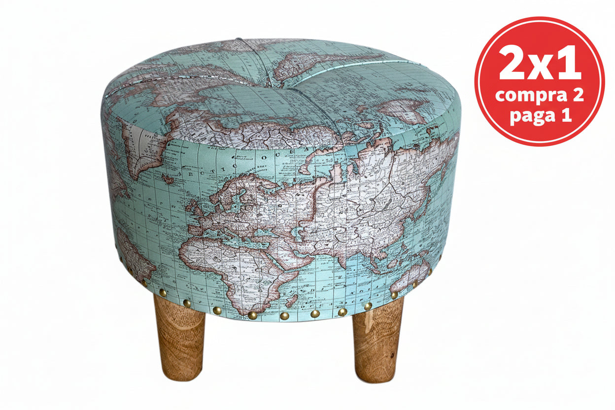 TABURETE — MDF & PVC 40 CM