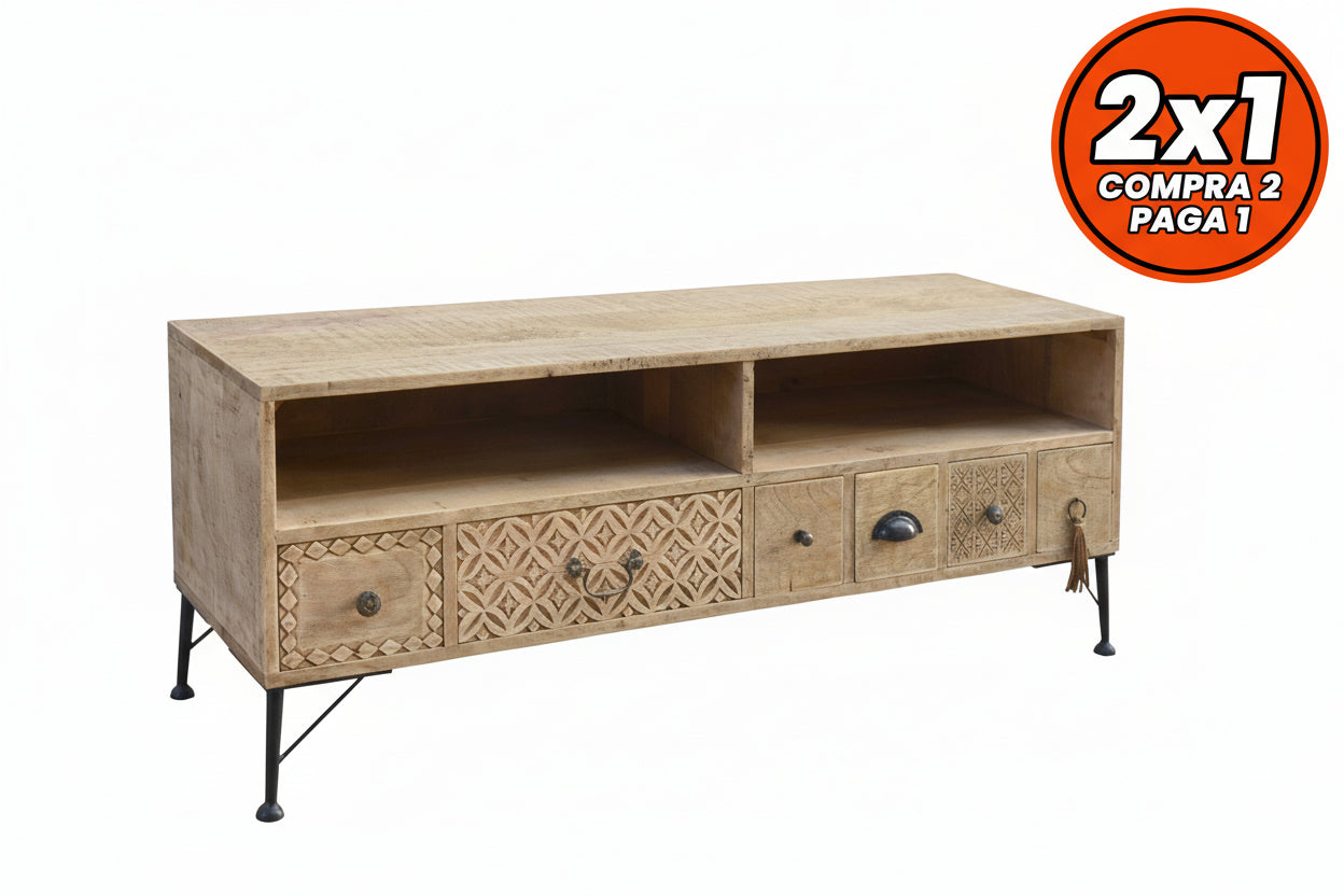 MUEBLE TV 131×50 CM — MADERA DE DERIVA