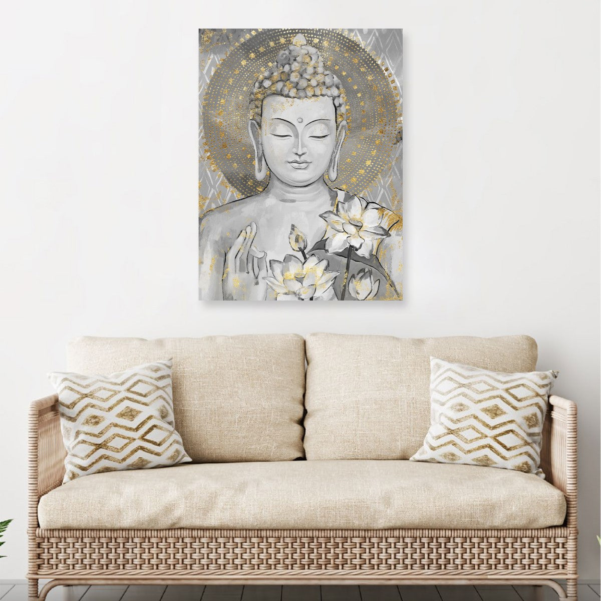 CUADRO BUDA 80×100 CM — PINTURA