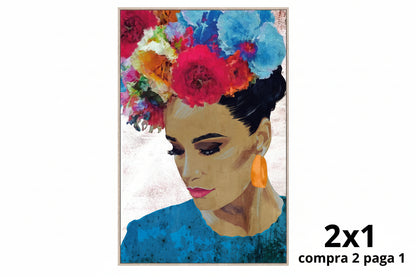 CUADRO MUJER 83×123 CM — PINTURA