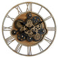 RELOJ DE PARED INDUSTRIAL ENGRANAJE 57 CM — METAL / RESINA