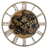 RELOJ DE PARED INDUSTRIAL ENGRANAJE 57 CM — METAL / RESINA
