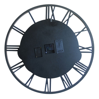 RELOJ DE PARED INDUSTRIAL ENGRANAJE 57 CM — METAL / RESINA