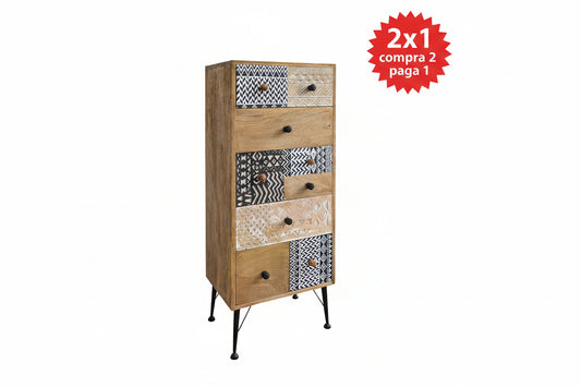 CÓMODA — MADERA 50×120 CM