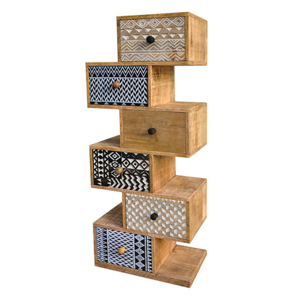 CÓMODA — MADERA 50×121 CM
