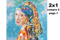 CUADRO MUJER 80×80 CM — PINTURA