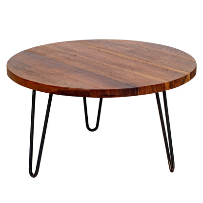 MESA PEQUEÑA DE MADERA 70×70×40 CM — ELEGANCIA NATURAL Y FUNCIONALIDAD