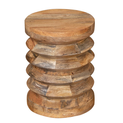 MESA AUXILIAR DE MADERA DE MANGO — DISEÑO NATURAL Y FUNCIONAL