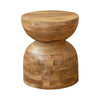 MESA DE MADERA DE MANGO 35×35×41 CM — ESTILO ETHNIC