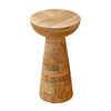 TABURETE DE MADERA DE MANGO — DISEÑO NATURAL Y ELEGANTE