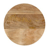 TABURETE DE MADERA DE MANGO — DISEÑO NATURAL Y ELEGANTE