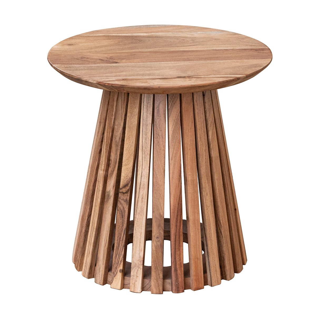 MESA AUXILIAR 50 CM — MADERA DE ACACIA