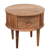 SET DE 2 MESAS AUXILIARES — MADERA DE ACACIA