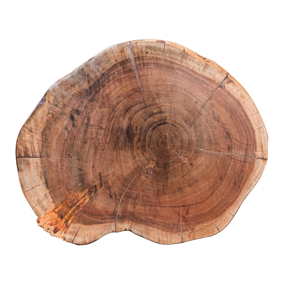 MESITA DE MADERA DE ACACIA 53×42×42 CM — ESTILO NATURAL Y FUNCIONAL