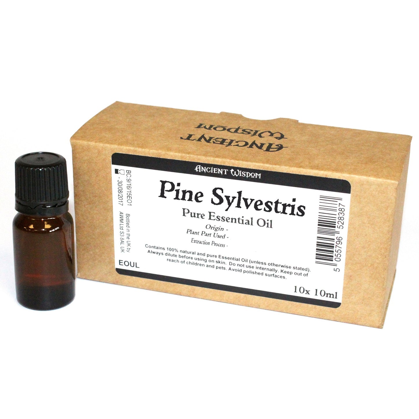 10x Pine Sylvestris Aceite Esencial-Sin Etiqueta 10ml