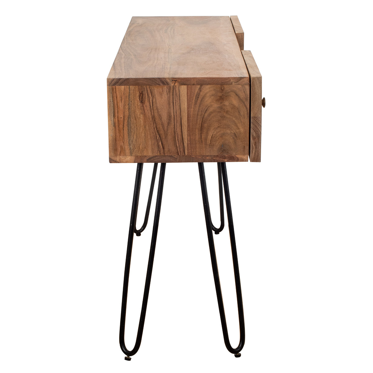 MUEBLE CONSOLA 100×67 CM — MADERA DE ACACIA