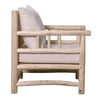 SOFÁ 2 PLAZAS 132×75 CM — MADERA DE TEKA