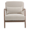 SILLÓN 65×78×77 CM — MADERA Y ALGODÓN