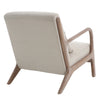 SILLÓN 65×78×77 CM — MADERA Y ALGODÓN