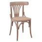 SILLA DE MADERA Y RATTAN 49×41×81 CM — ESTILO ARTISAN