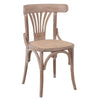 SILLA DE MADERA Y RATTAN 49×41×81 CM — ESTILO ARTISAN