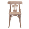 SILLA DE MADERA Y RATTAN 49×41×81 CM — ESTILO ARTISAN