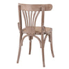 SILLA DE MADERA Y RATTAN 49×41×81 CM — ESTILO ARTISAN