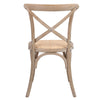 SILLA DE MADERA Y RATTAN 49×47×89 CM — ESTILO ARTISAN