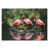 CUADRO FLAMENCOS 100×70 CM — PINTURA