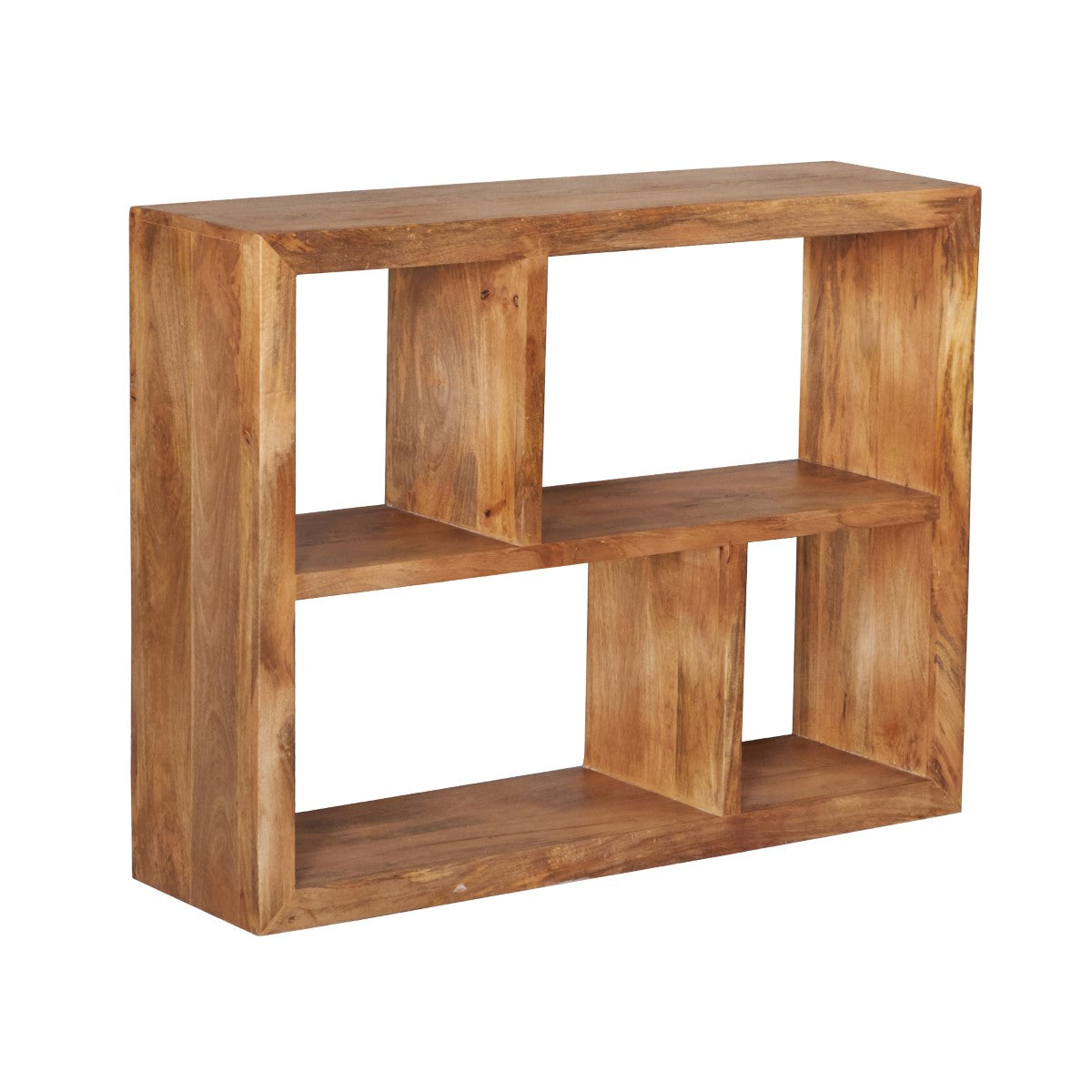 ESTANTERÍA DE MADERA DE MANGO 110×29,5×84 CM — ESTILO ETHNIC