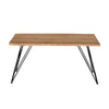 MESA DE MADERA DE ACACIA 180×90×78 CM — ESTILO ETHNIC