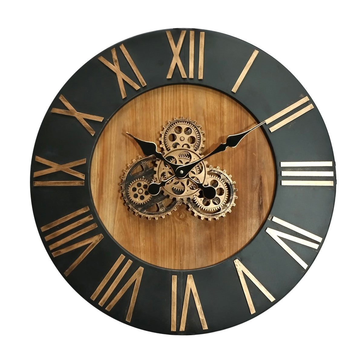 RELOJ DE PARED INDUSTRIAL ENGRANAJE 65 CM