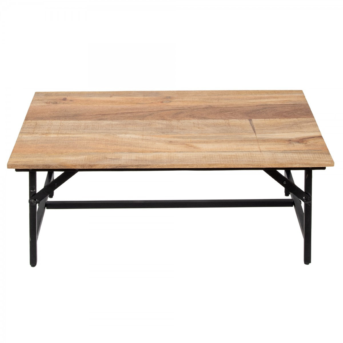 MESA AUXILIAR DE MADERA DE ACACIA 90×61×36,5 CM — FUNCIONAL Y ELEGANTE