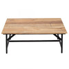 MESA AUXILIAR DE MADERA DE ACACIA 90×61×36,5 CM — FUNCIONAL Y ELEGANTE