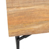 MESA AUXILIAR DE MADERA DE ACACIA 90×61×36,5 CM — FUNCIONAL Y ELEGANTE
